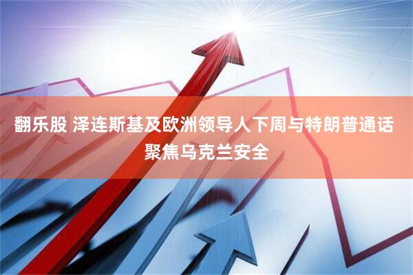 翻乐股 泽连斯基及欧洲领导人下周与特朗普通话 聚焦乌克兰安全